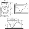 Комплект GEBERIT DUOFIX DELTA 458.124.21.1 с подвесным унитазом ACANTO 500.600.01.2 с крышкой-сиденьем ACANTO 500.605.01.2 с микролифтом 458.124.21.111